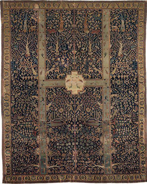 Antique Persian Garden Carpets	