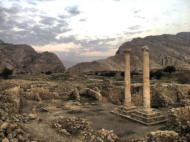 The Memorial columns of Bishapour - fars, Iran