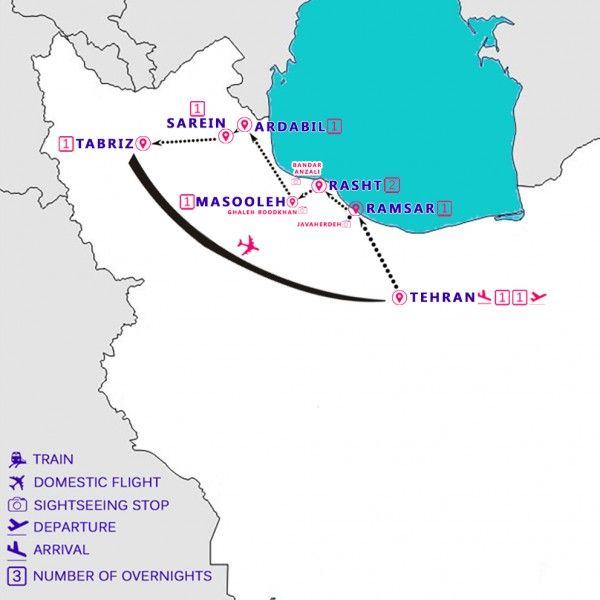 North and Northwest  Iran Tour